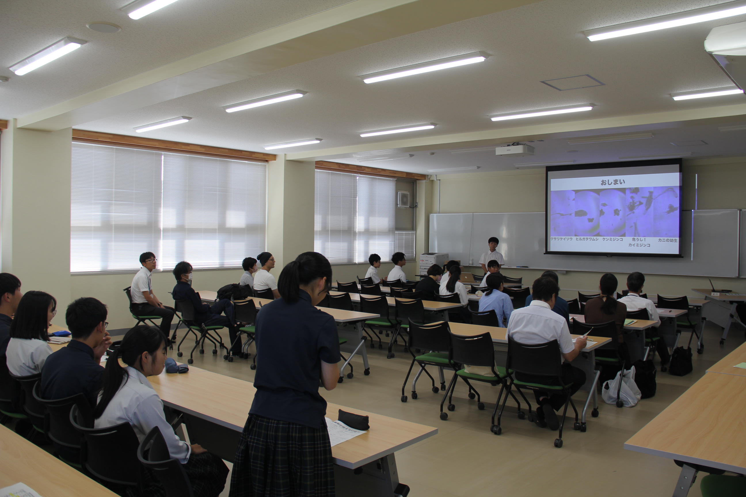 玉島地区児童生徒科学研究発表会を行いました